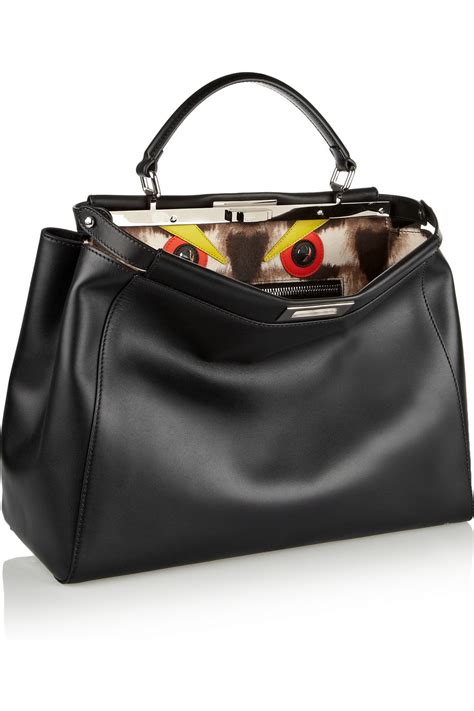 fendi peekaboo calf leather|fendi peekaboo purses.